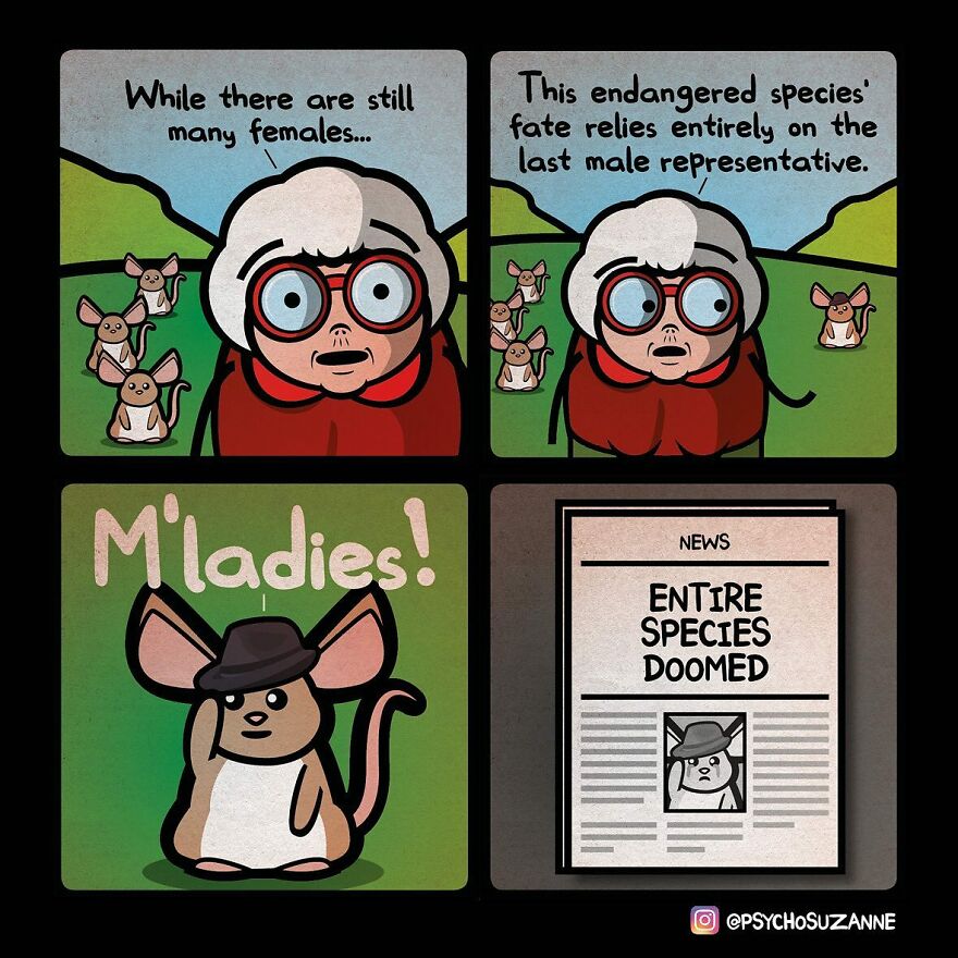 Meet The Illustrations Of Psycho Suzanne, A Grandma Like No Other (31 New Pics)