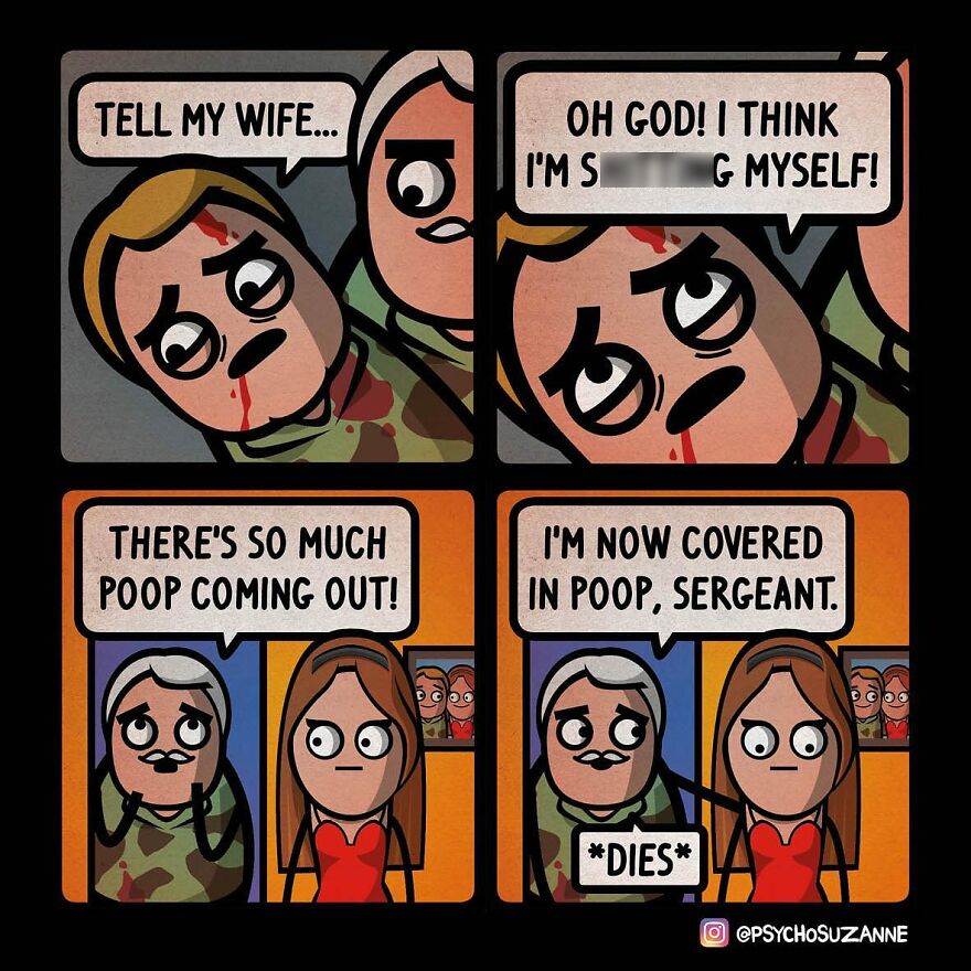 Meet The Illustrations Of Psycho Suzanne, A Grandma Like No Other (31 New Pics)