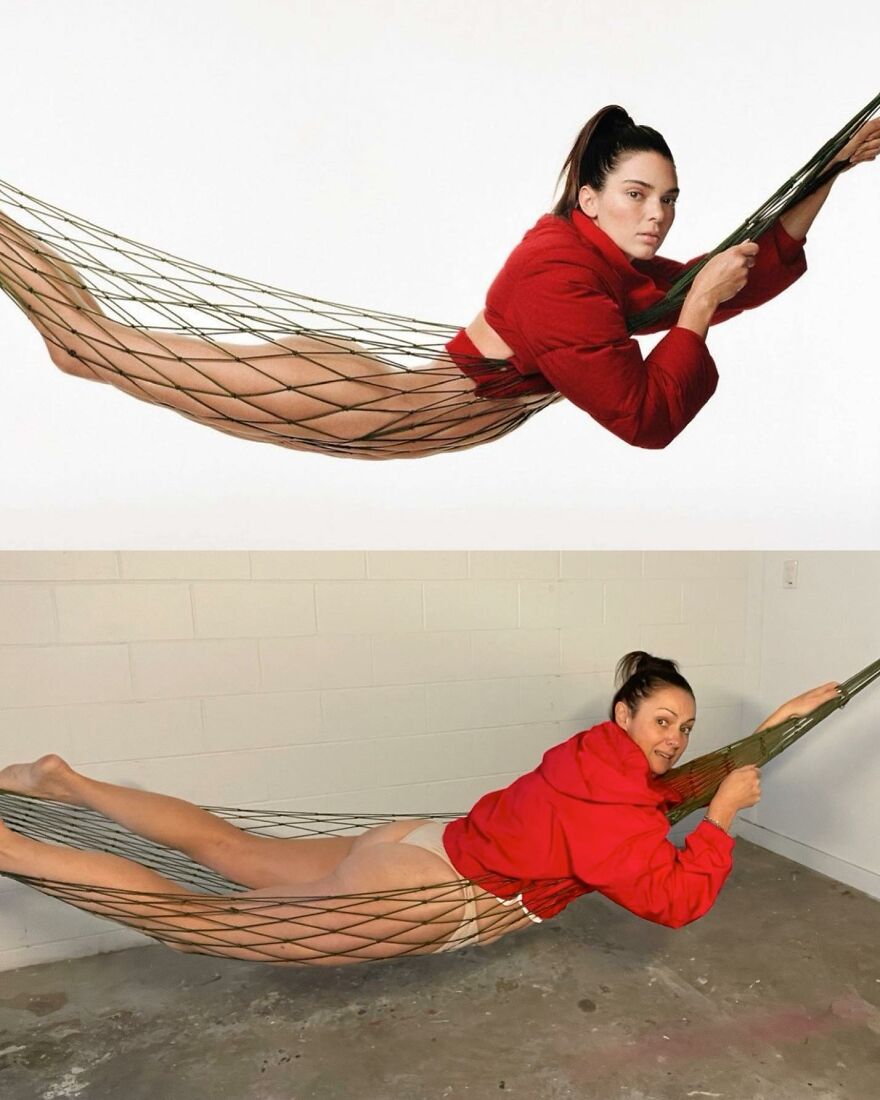 This Woman Keeps Recreating Celebrity Instagram Posts With Hilarious Twists(New Pics)