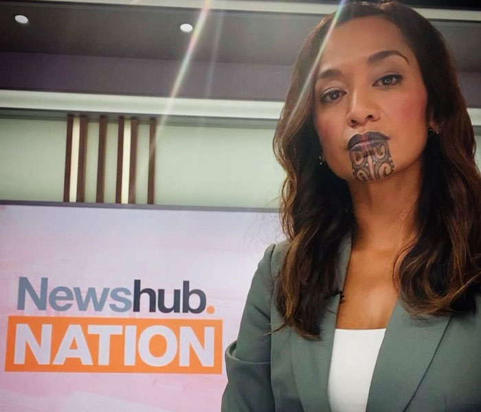 New Zealand Newscaster Claps Back At Man Constantly Complaining To Her News Station About Her Māori Face Tattoo