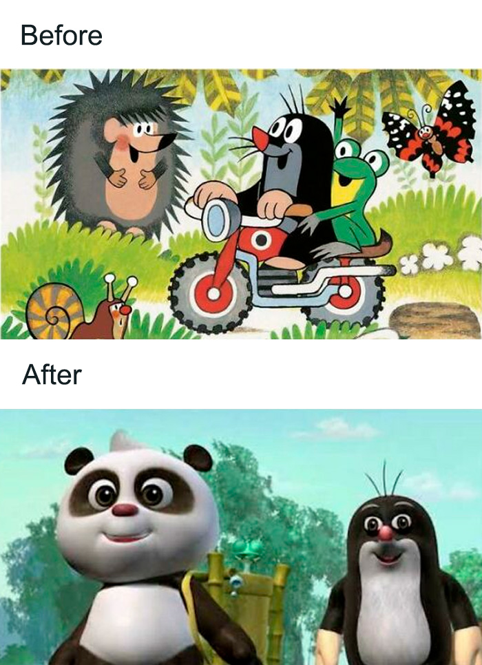 When You Sell Classic Fairytale Every Single Kid In Czech Rep 🇨🇿 Loves To China 🇨🇳 (?), Little Mole And Friends Becomes Little Bad Cgi And Panda???!