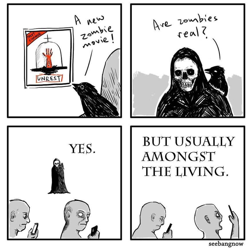 40 Dark Comics With Funny Twists By Xibang