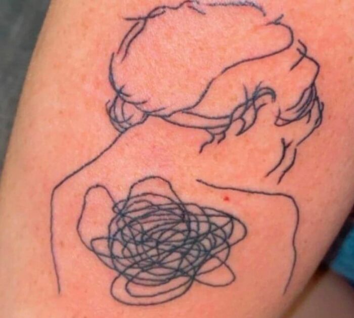 It’s A Woman Crying Into Her Heavily Mutated Hands After Ingesting Toxic Waste After A Bad Break Up. Her Insides Are All Jumbled Up Now