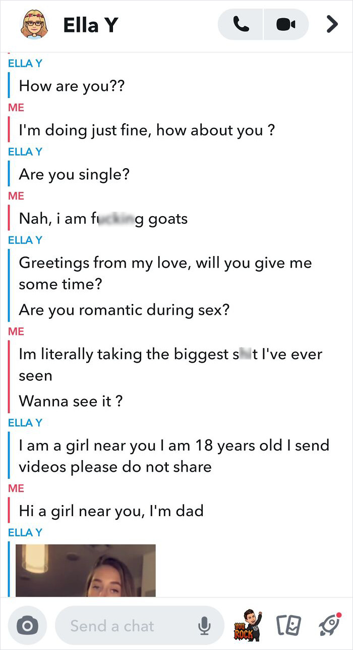 I Guess She Really Wanted To See It