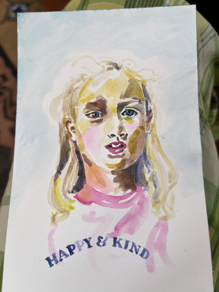 My Second Ever Watercolour Portait