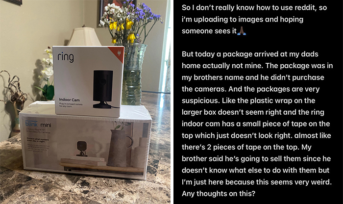 These Cameras Arrived At My Home And Nobody Purchased It