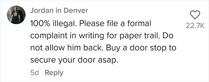 Woman Confronts Maintenance Guy For Repeatedly Entering Her House Unannounced And Without Knocking In A Viral TikTok