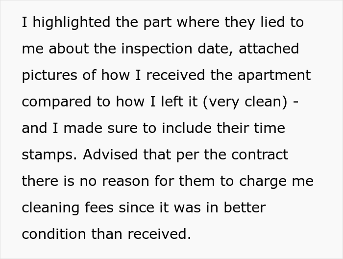 Property Management Refuse To Return Deposit And Charge For An Extra Month, Regret It When Tenant Exposes Their Lies - 13