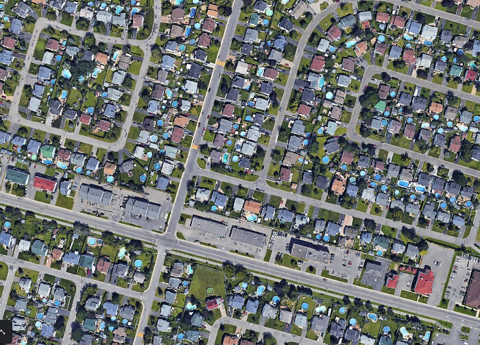 Everyone Has A Pool In The Montreal Suburbs