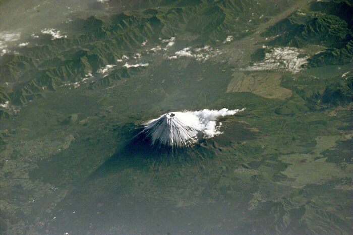 Mt. Fuji From The Iss 