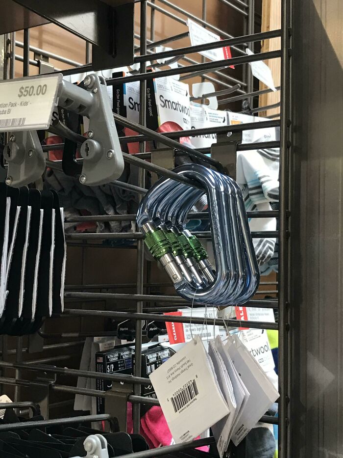 These $50 Carabiners Have A Security Lock Even Though You Can Just Unhook Them