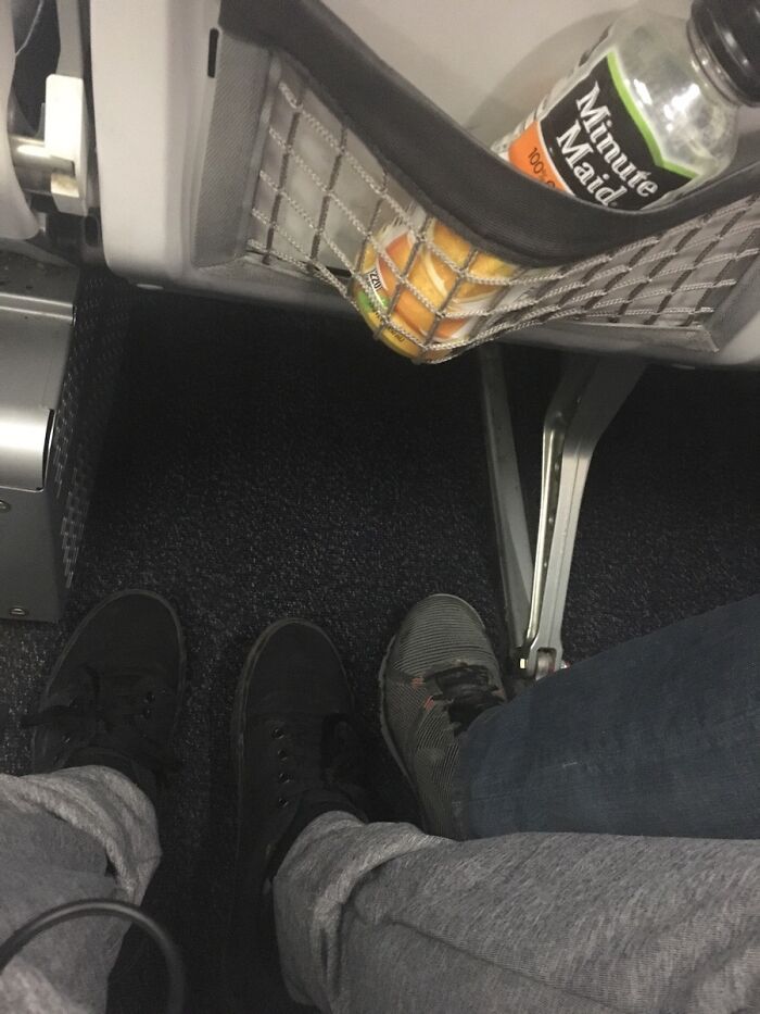 Waiting To Take Off On A 6-Hour Flight, This Is Going To Be Great. He's Going To Find Out Soon How Not Ok This Is