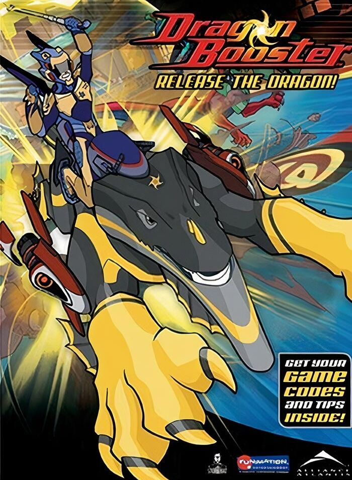 Poster for " Dragon Booster" featuring Artha Penn a dragon Beau