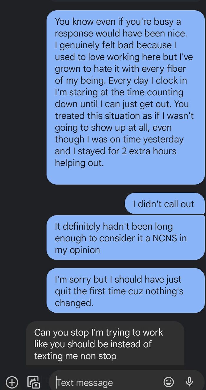 Was Late Today And Was Going To Get A Suspension Because I Had "Already Called Out Too Much For This" Due To My Finger Being Cut Open Earlier This Week.. [screw] Burger King