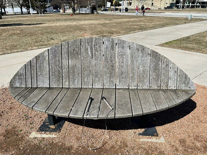 This Bench Also Works As A Xylophone. Also, No Dividers!