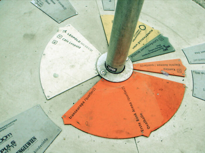 Ground Signage, Vienna/Wien, Austria