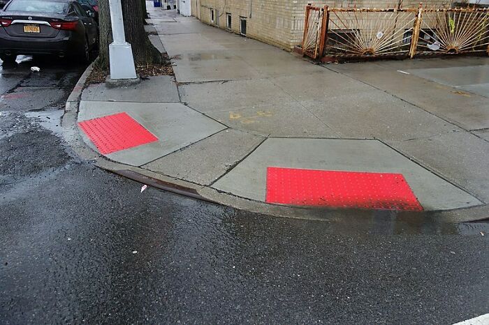 Curb Cuts With Tactile Paving - Great For Everyone!