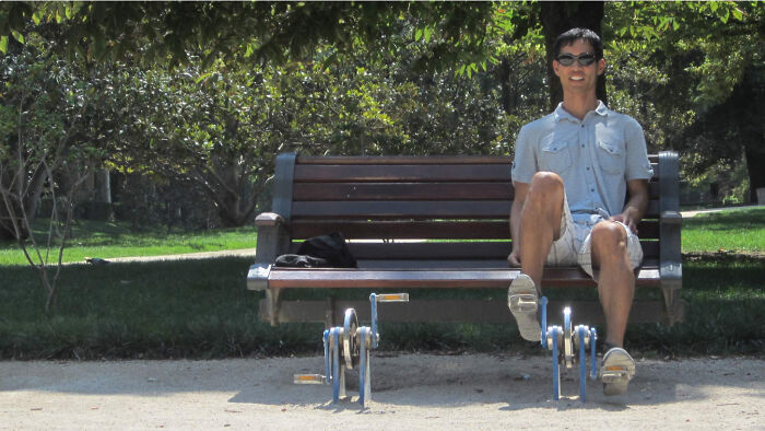 Pedal Bench, El Parque Del Retiro, Madrid. Photo: Felix Wong