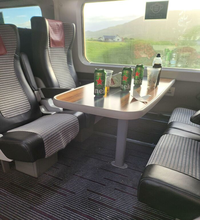 If You Leave The Train Table Like This When You Get Off, I Hate You