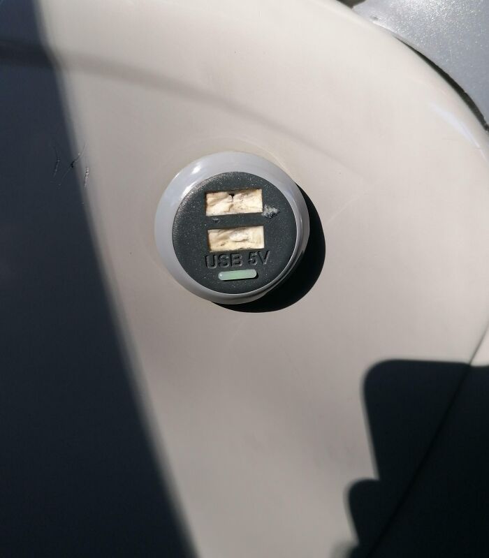 People Who Stick Gum In Charging Ports On Public Transport