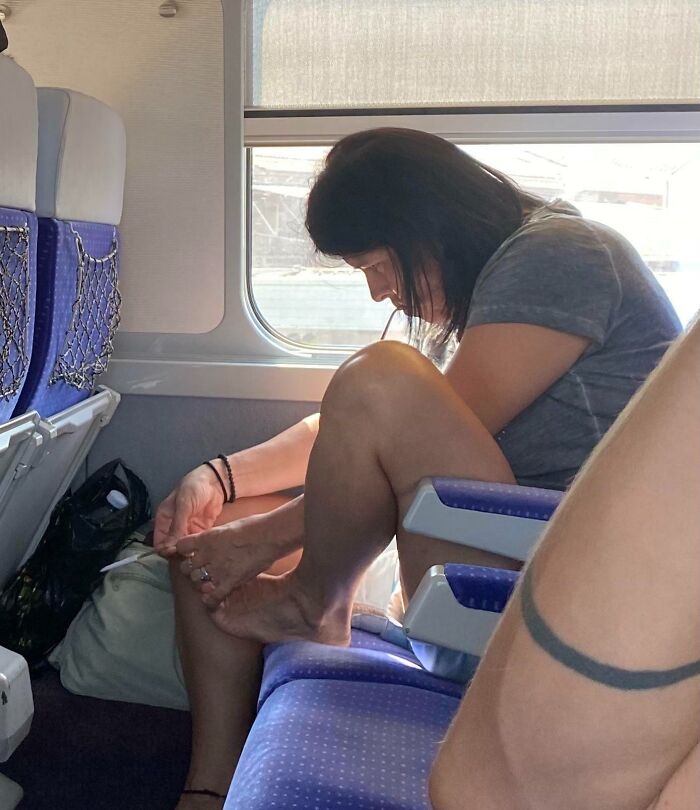 So This Just Happened On The Train