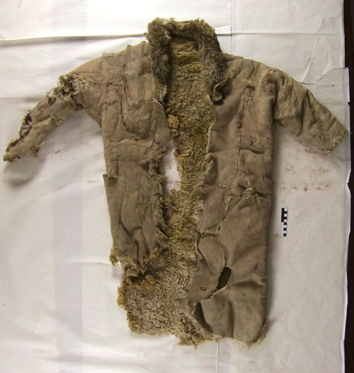 2,600 Year Old Fur-Lined Leather Coat