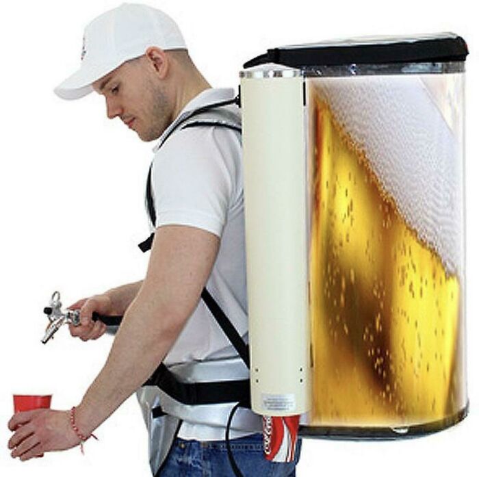 The Photoshopped Beer Is Worse Than The Actual Product (Being Poured Into Coca Cola Cups)