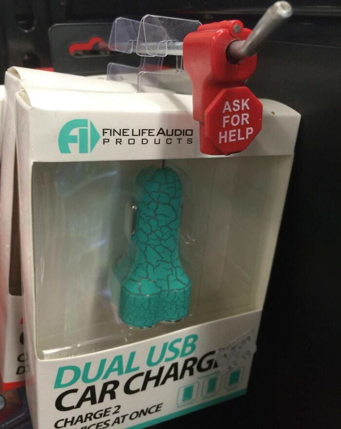 Not Sure Which Is Worse, The Product's Design Or The Store's Security