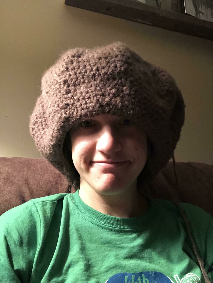 Make A Beret But Fail So Marvelously It Makes You Look Like An Angry Mushroom From Mario