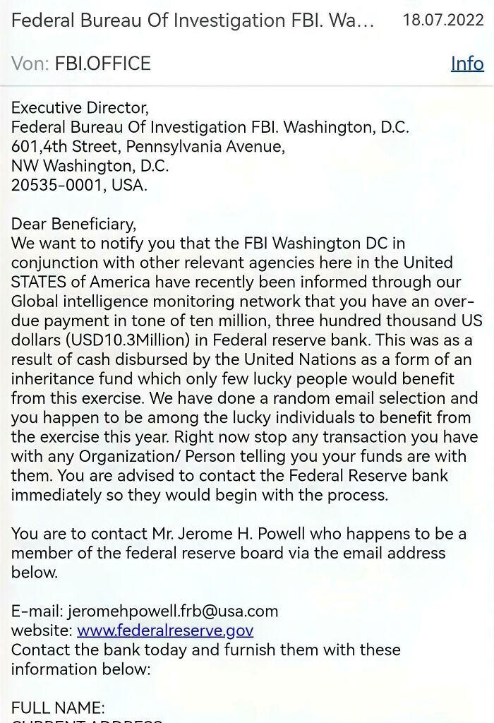 FBI Contacted Me, Finally I Will Get My 10,3 Million😁