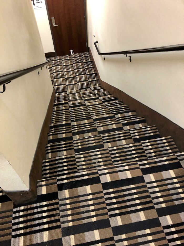 Stairwell In A Hotel I Stayed In