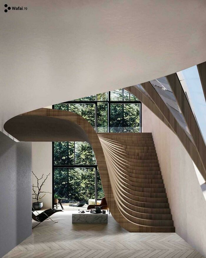 Imagine Going Down On These Stairs