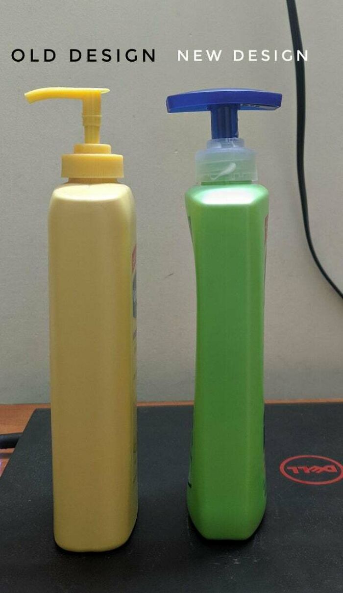 Toma un diseño que puedes usar correctamente incluso en la oscuridad y reemplázalo con una abominación con la que puedes equivocarte incluso a plena luz del día