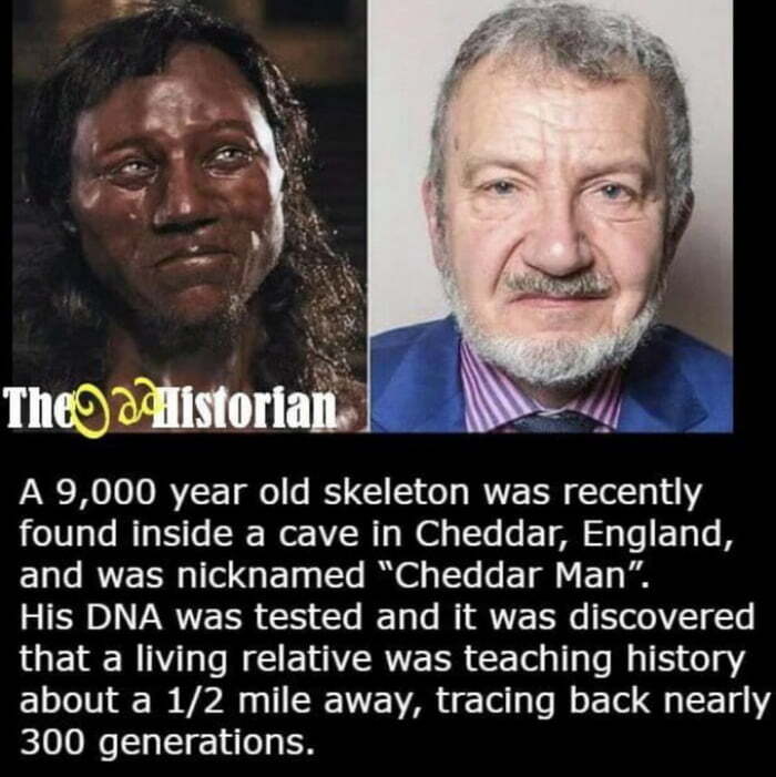 In Case You Didn't See The News, 9,000 Year Old Cheddar Man Descendant