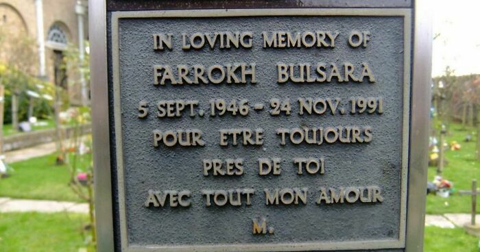 November 24, 1991. Freddie Mercury Dies At The Age Of 45 From Bronchial Pneumonia Resulting From Aids