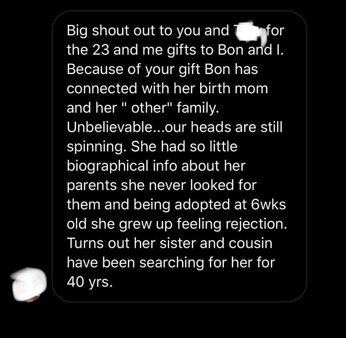 For Christmas We Gave Uncle And His Wife 23 & Me