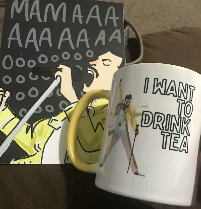 So I Befriended A Distant Cousin From Britain Through 23 And Me! We Both Love Queen And Ended Up Becoming Penpals, Which Was Awesome Because I Was Incredibly Lonely During Quarantine. Today, I Found A Present At My Doorstep!