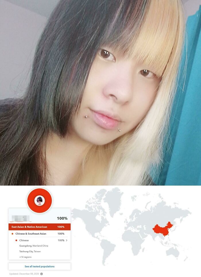 My Parents Weren't Lying When They Told Me I'm Only Chinese Lmao I'm A Bit Disappointed There Wasn't Any Variety, Not Even 0.1%!