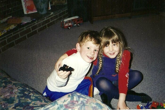 I Heard We're Having A "How Long Ago Did You Meet Your Wife" Competition. Me And My Wife At 4