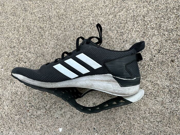 Left Some Shoes In The Car. The Tread Melted Off