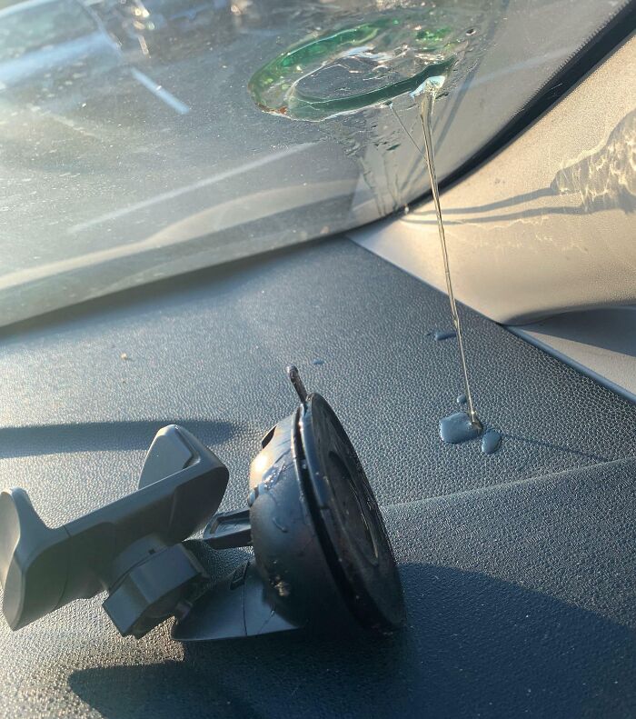 It’s So Hot My Phone Holder Suction Cup Melted
