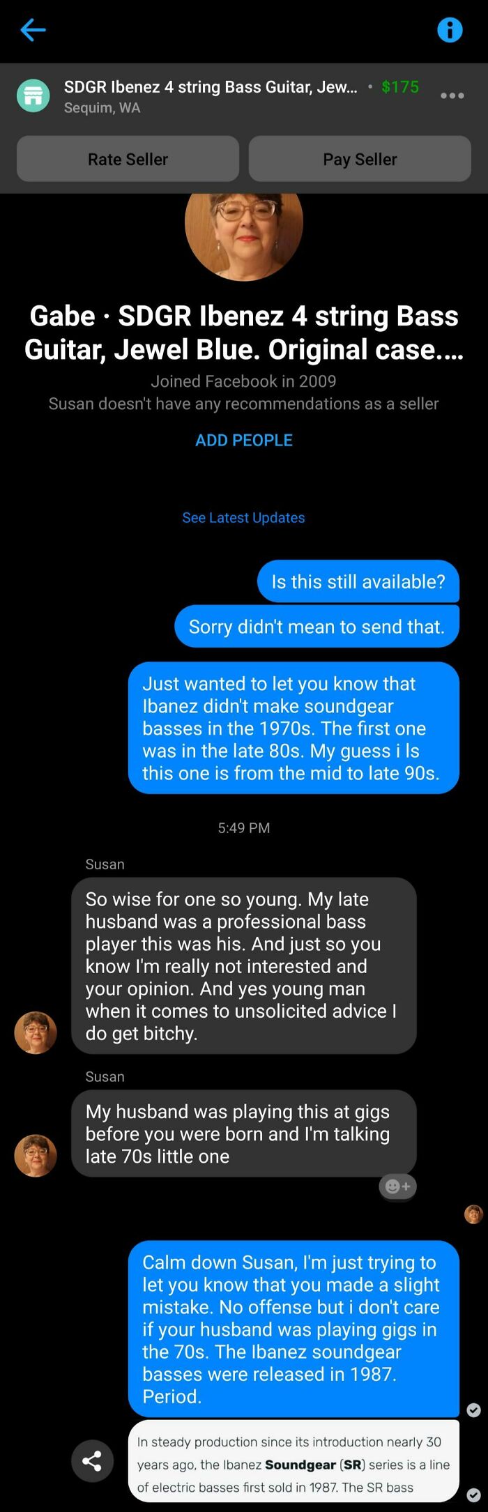 I Guess Cause I'm Younger Than Her, Facts Are Invalid?