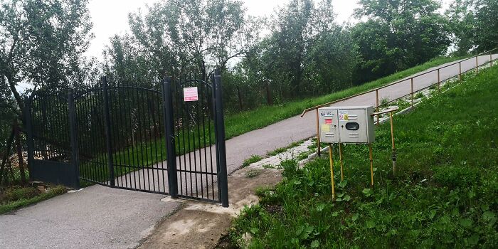 Soo... My Dad Told Me That He Finished Our Gate Today