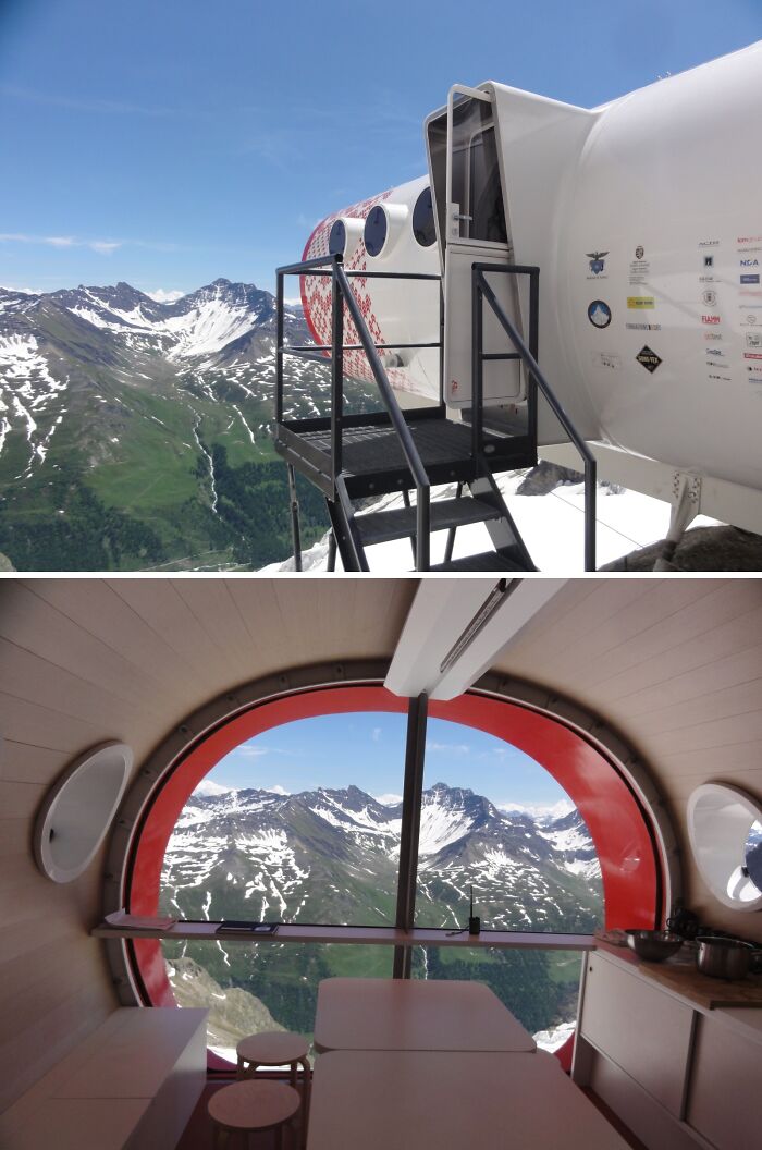 Capsule Hotel, Bivacco Gervasutti, Italy