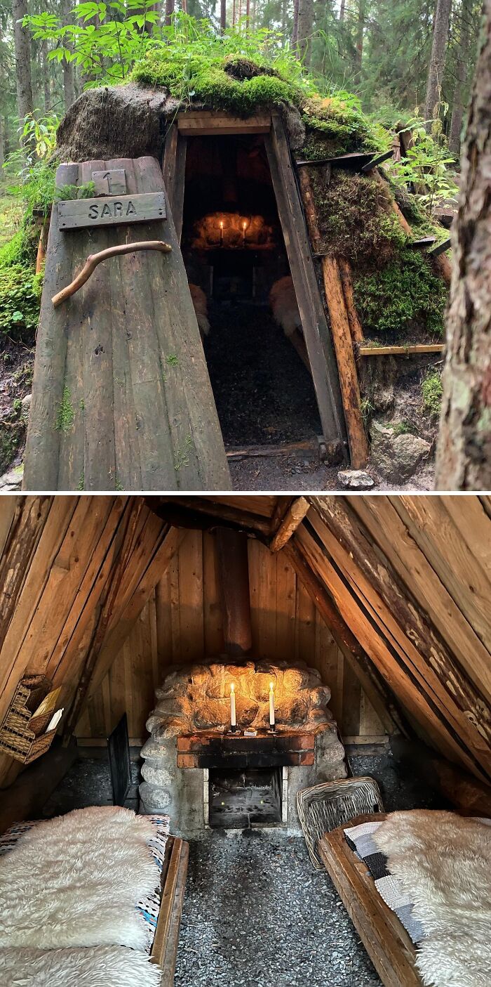 Pictures of Kolarbyn Ecolodge and inside in Sweden
