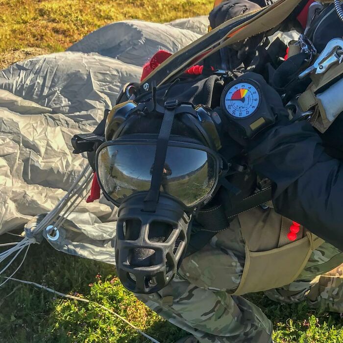The Rarest Dog With A Job I Have Ever Seen! K9 Callie, The Only Us Air Force Search And Rescue Dog, After A Skydive!