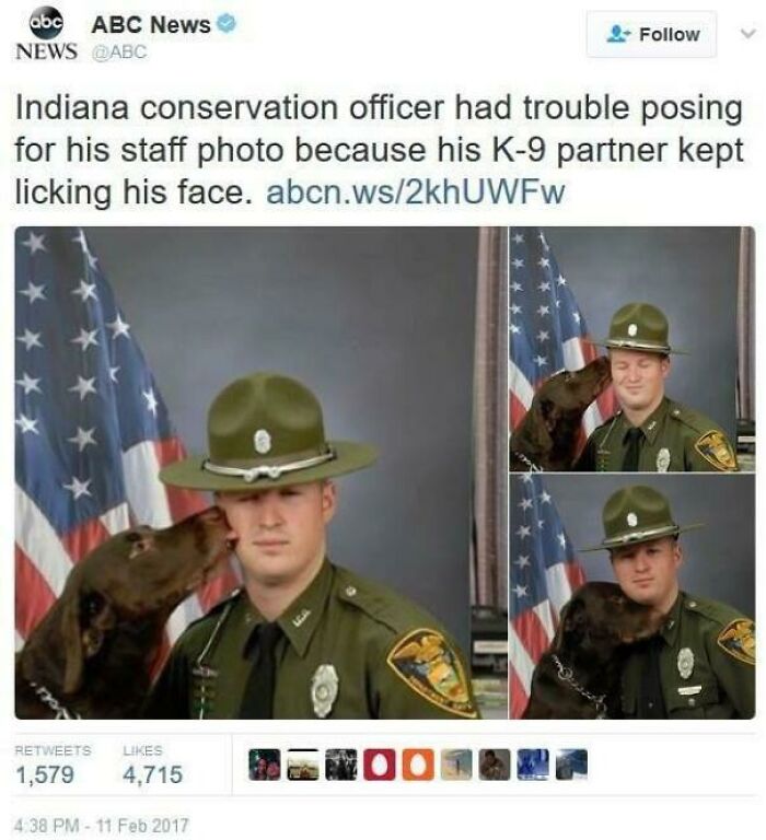 This Police Doggo Loves To Lick