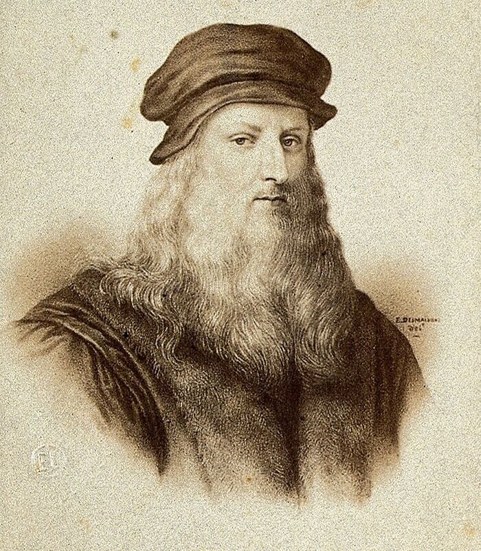 Self-Portrait by Leonardo Da Vinci