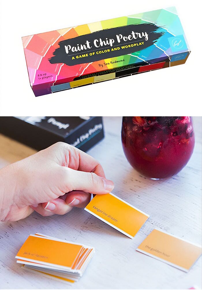 Paint Chip Poetry Game
