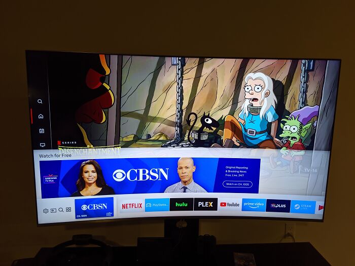 My $2,500 TV Has "Sponsored Content" Built Into The Menu